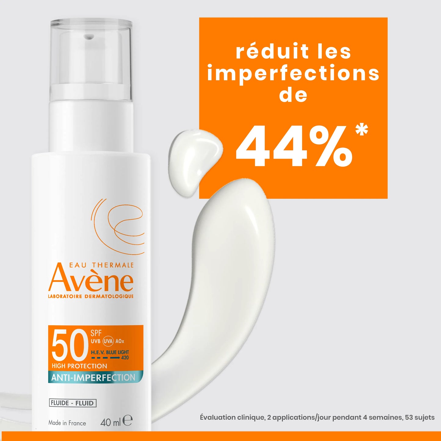 AVÈNE SOLAIRE Fluide SPF50 Anti Imperfections - 40ml