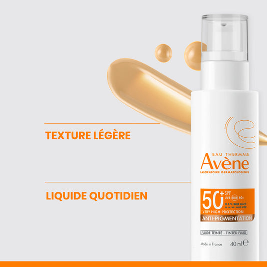 AVÈNE SOLAIRE Fluide Teinté SPF50+ Anti Pigmentation - 40ml