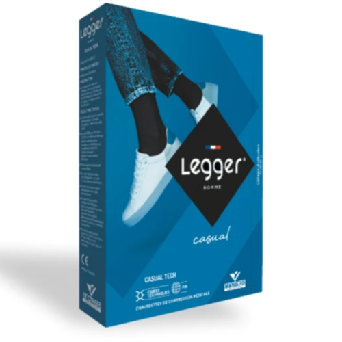 CHAUSSETTES DE CONTENTION HOMME Legger Casual Tech Classe 2 INNOTHERA