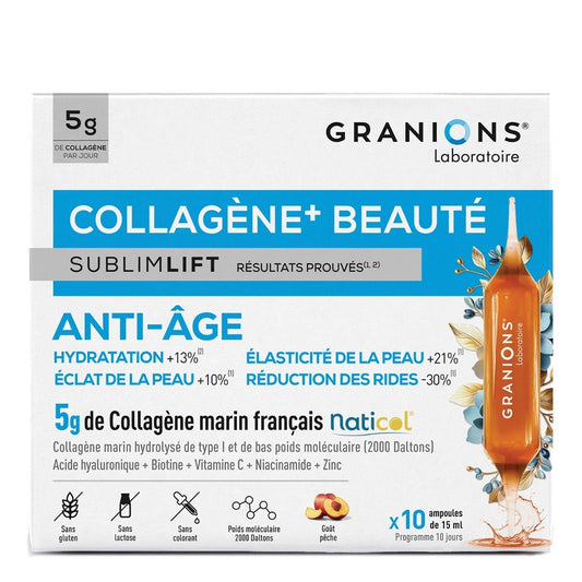 GRANIONS COLLAGENE + BEAUTÉ Sublimlift - 10 Ampoules