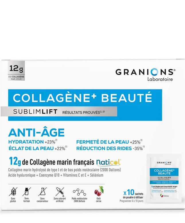 GRANIONS COLLAGENE + BEAUTÉ Sublimlift - 10 Sachets
