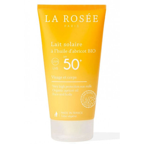 LA ROSEE LAIT SOLAIRE SPF50+ à l'Huile d'Abricot BIO - 150ml