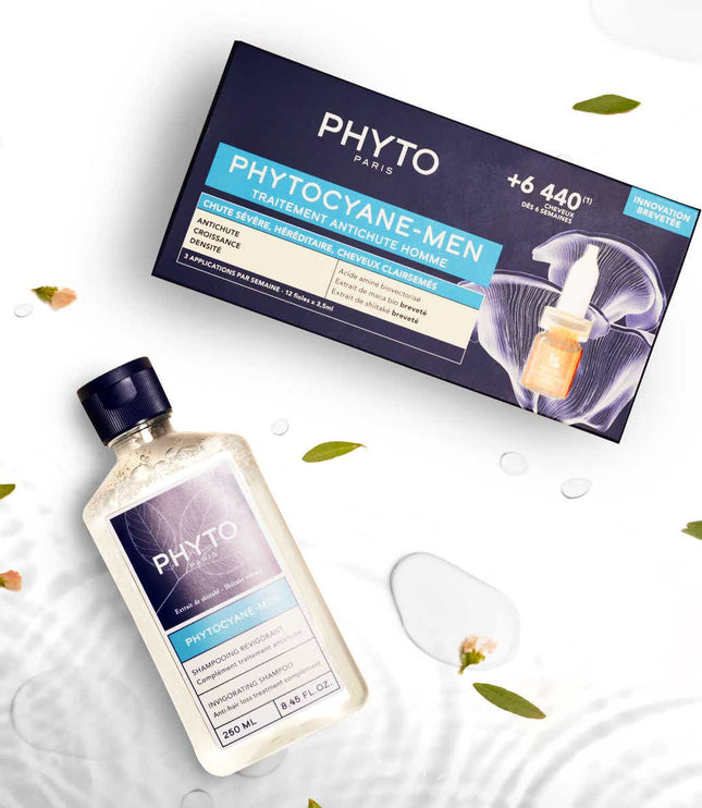 PHYTOCYANE PROGRESSIVE Traitement Antichute Homme - 12x5ml