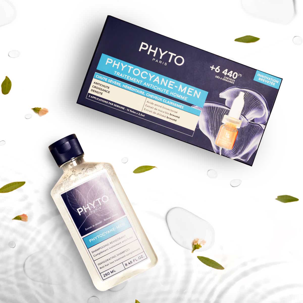 PHYTOCYANE PROGRESSIVE Traitement Antichute Homme - 12x5ml
