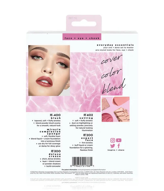 REAL TECHNIQUES Everyday Essential Set Pack de Pinceaux