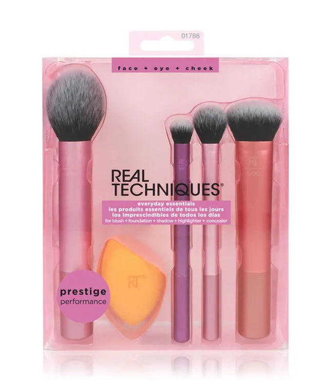 REAL TECHNIQUES Everyday Essential Set Pack de Pinceaux