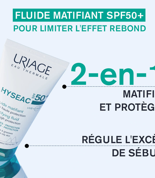 URIAGE HYSEAC Fluide SPF50+ - 50ml