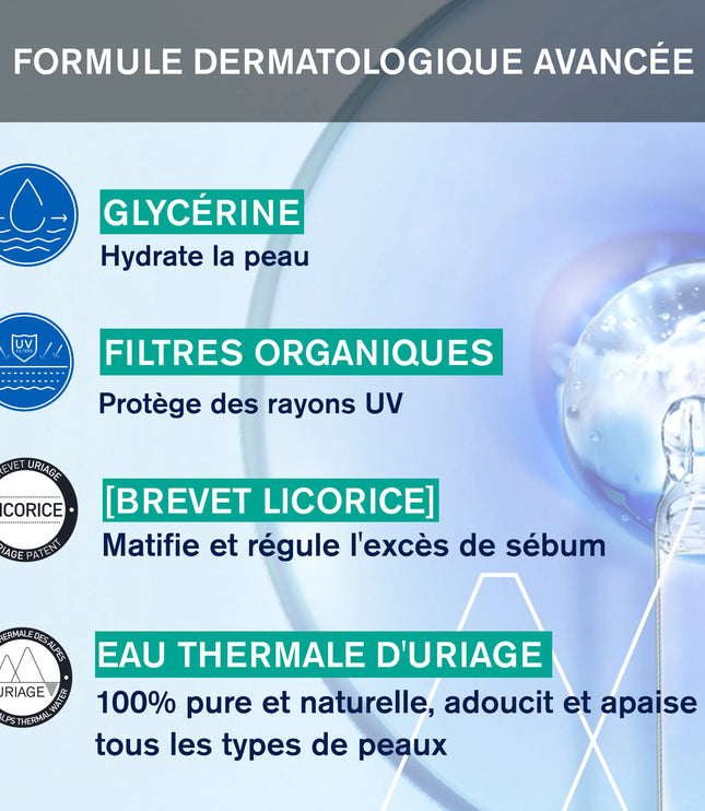 URIAGE HYSEAC Fluide SPF50+ - 50ml