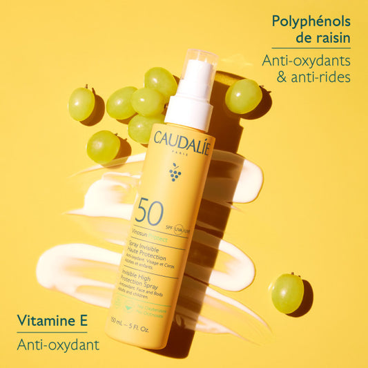 CAUDALIE VINOSUN PROTECT SPF50 Spray Solaire Invisible - 150ml
