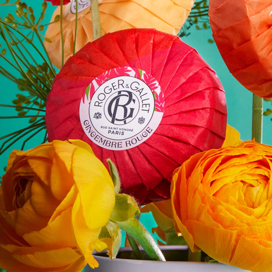 GINGEMBRE ROUGE Savon Parfumé 3x100g - ROGER GALLET