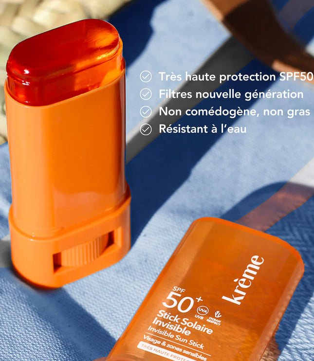 KRÈME STICK SOLAIRE INVISIBLE SPF50+ - 19g